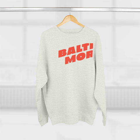 Baltimore 02 crewneck sweatshirt from Big Little Cities