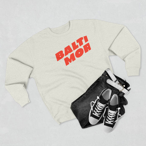 Baltimore 02 crewneck sweatshirt from Big Little Cities