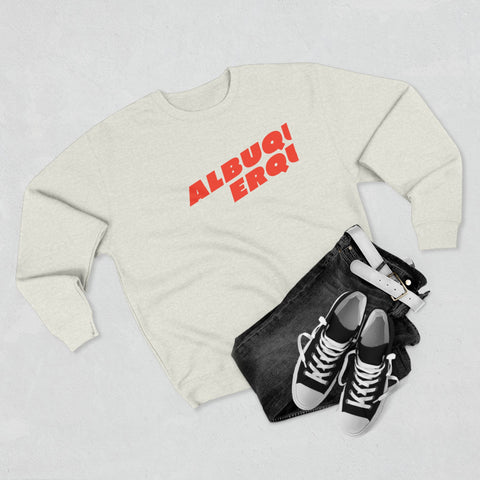 Albuquerque 02 crewneck sweatshirt from Big Little Cities