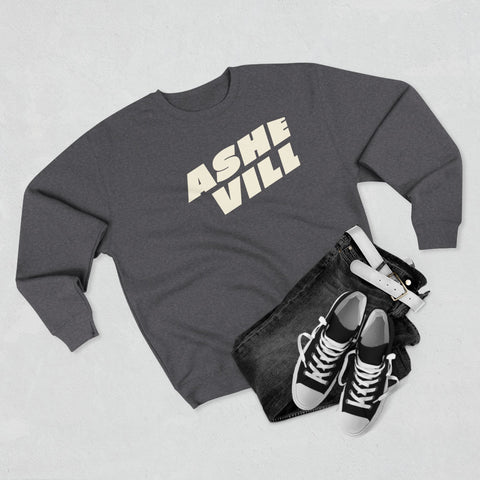 Asheville 02 crewneck sweatshirt from Big Little Cities