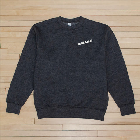 Dallas 02 crewneck sweatshirt in Charcoal Heather