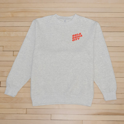 Oklahoma City 02 crewneck sweatshirt in Oatmeal Heather