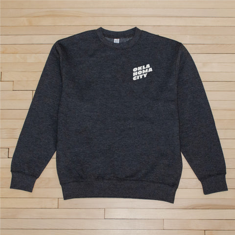 Oklahoma City 02 crewneck sweatshirt in Charcoal Heather