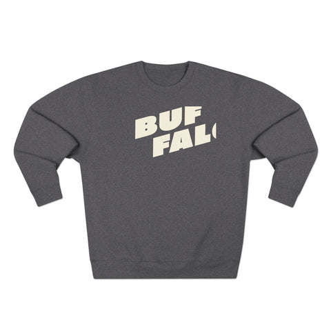 Buffalo 02 crewneck sweatshirt in Charcoal Heather