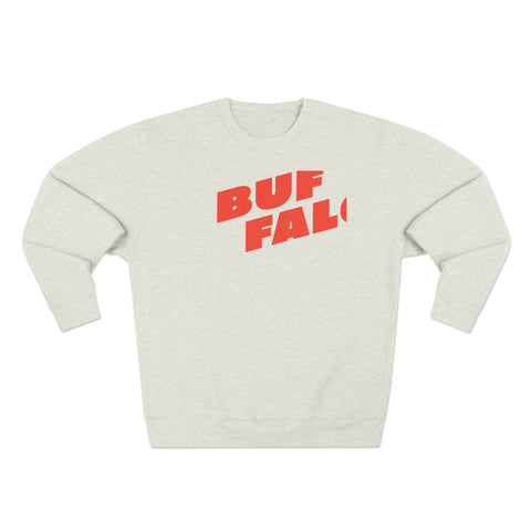 Buffalo 02 crewneck sweatshirt in Oatmeal Heather