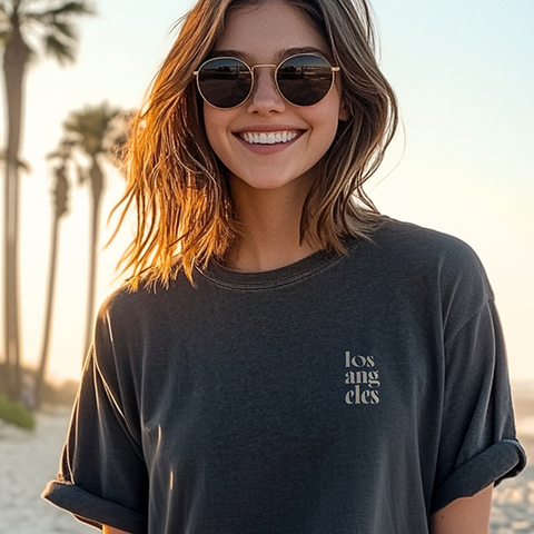 Los Angeles 01 | Women's Heavyweight Boxy Tee